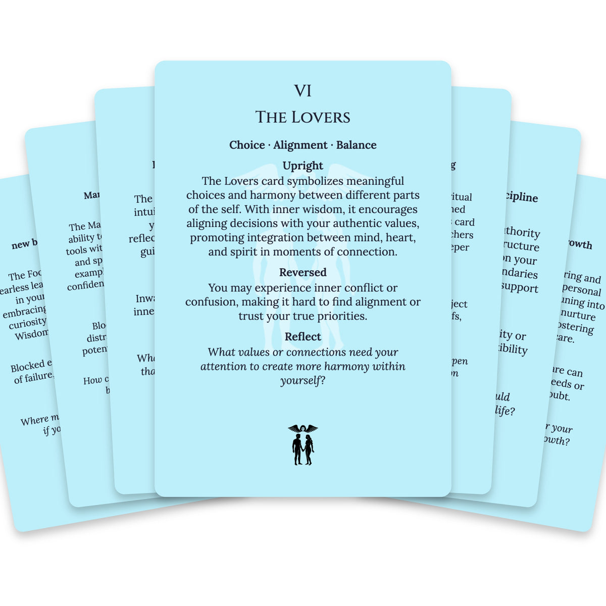 The Tarot of Inner Wisdom — For Beginners — arrangement 2