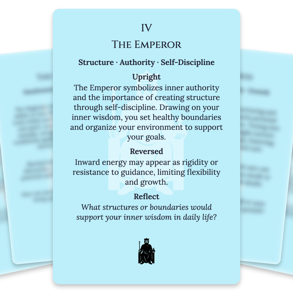 The Tarot of Inner Wisdom — For Beginners — arrangement 3