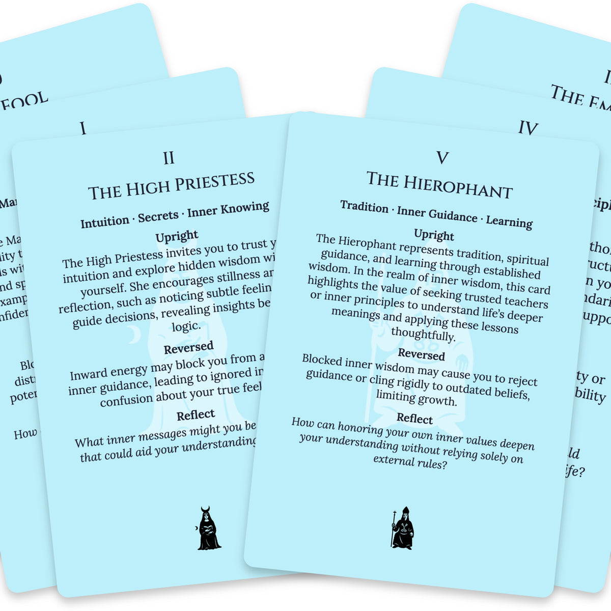 The Tarot of Inner Wisdom — For Beginners — arrangement 6