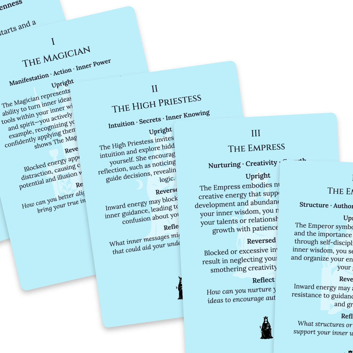 The Tarot of Inner Wisdom — For Beginners — arrangement 8