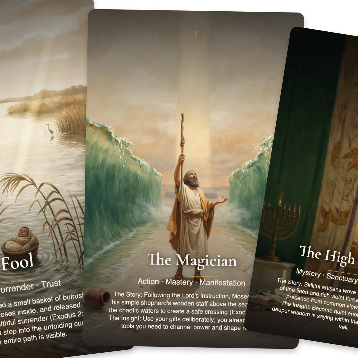 Sacred Objects Tarot — arrangement 4
