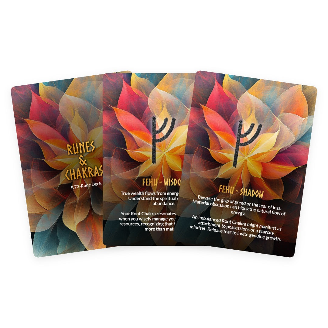 Sacred Rune Chakra Journey - 72 Cards