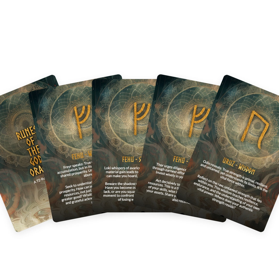 Runes of the Gods Oracle Deck - 72 Cards