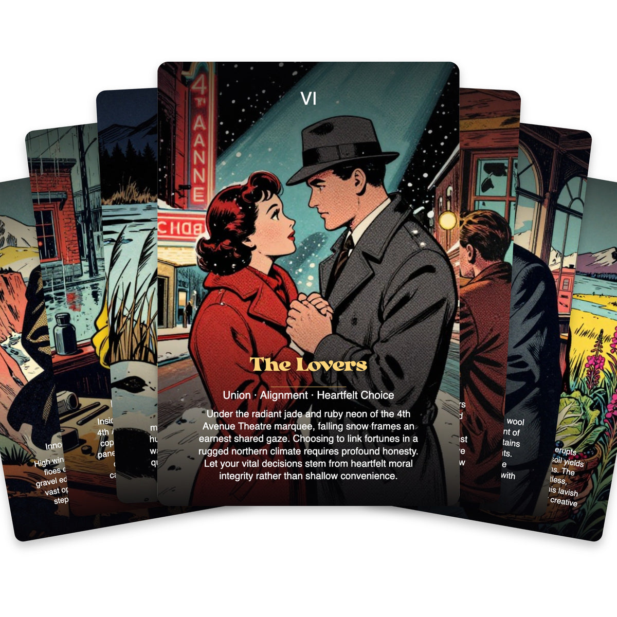 The Tarot of Anchorage — arrangement 3