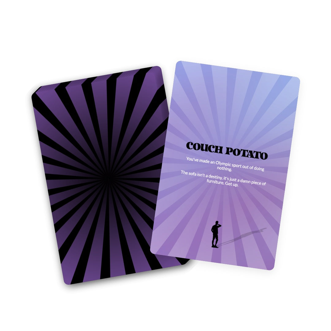 You’re not stuck. You’re refusing to move. - 22 Honest AF Oracle Cards