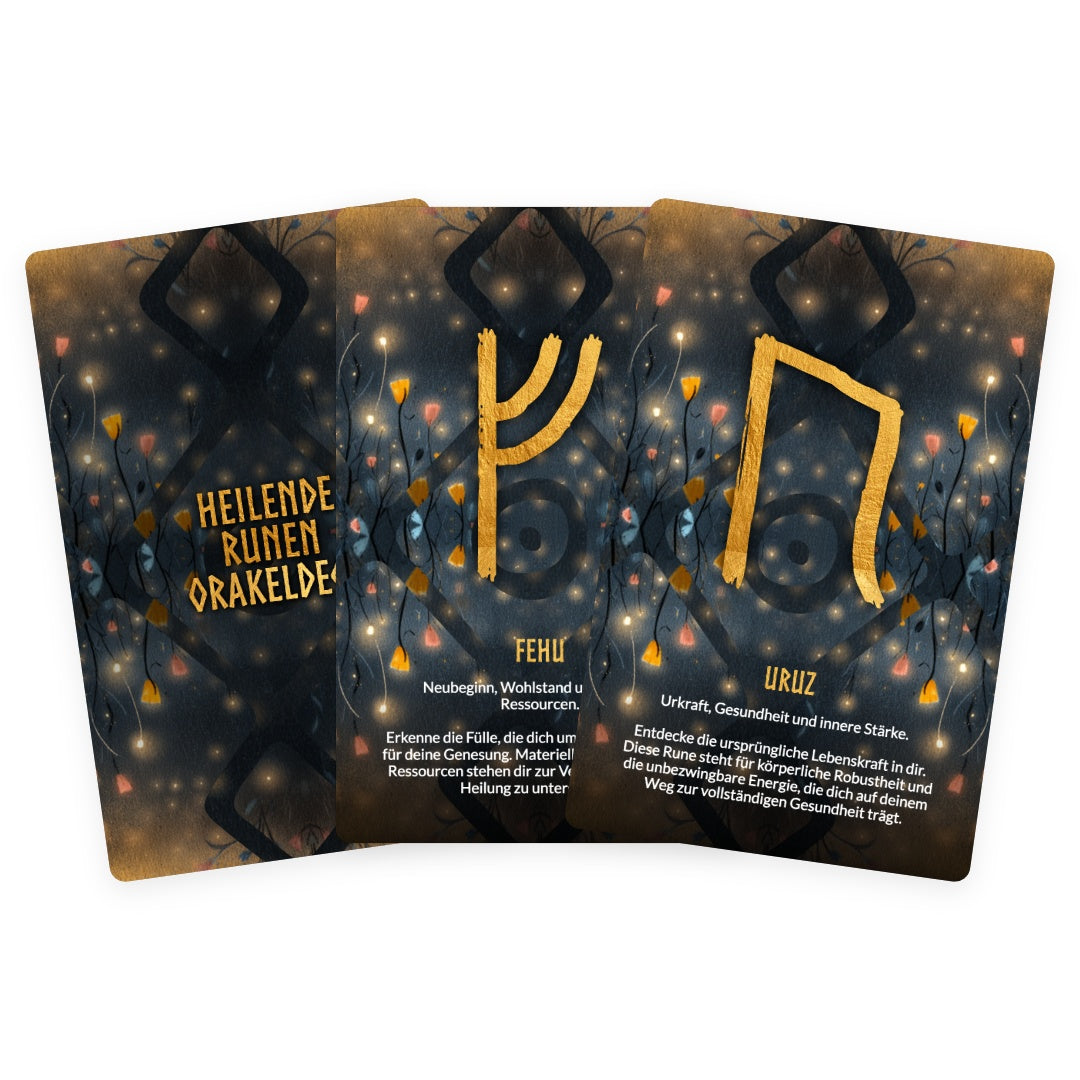 Heilende Runen-Orakeldeck