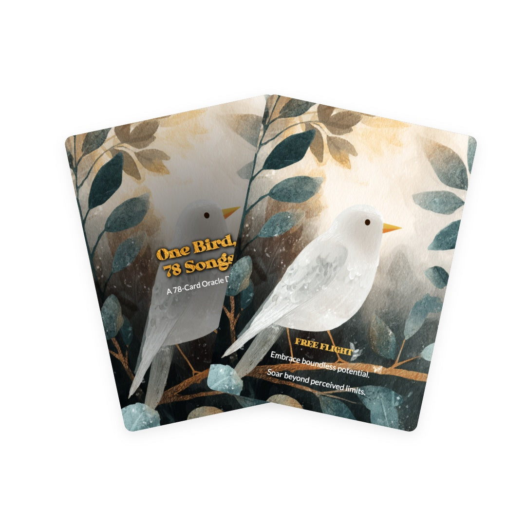 One Bird, 78 Songs - Oracle Cards