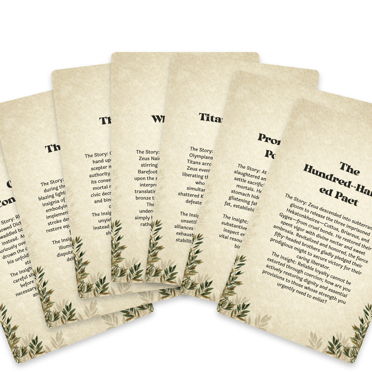 The Oracle of Zeus – Greek God Oracle Cards, 22-Card Mythology Deck — arrangement 9