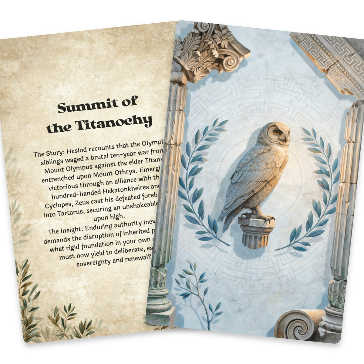 The Oracle of Olympus – Greek Gods and Goddesses Oracle Cards, 22-Card Mythology Deck — arrangement 7