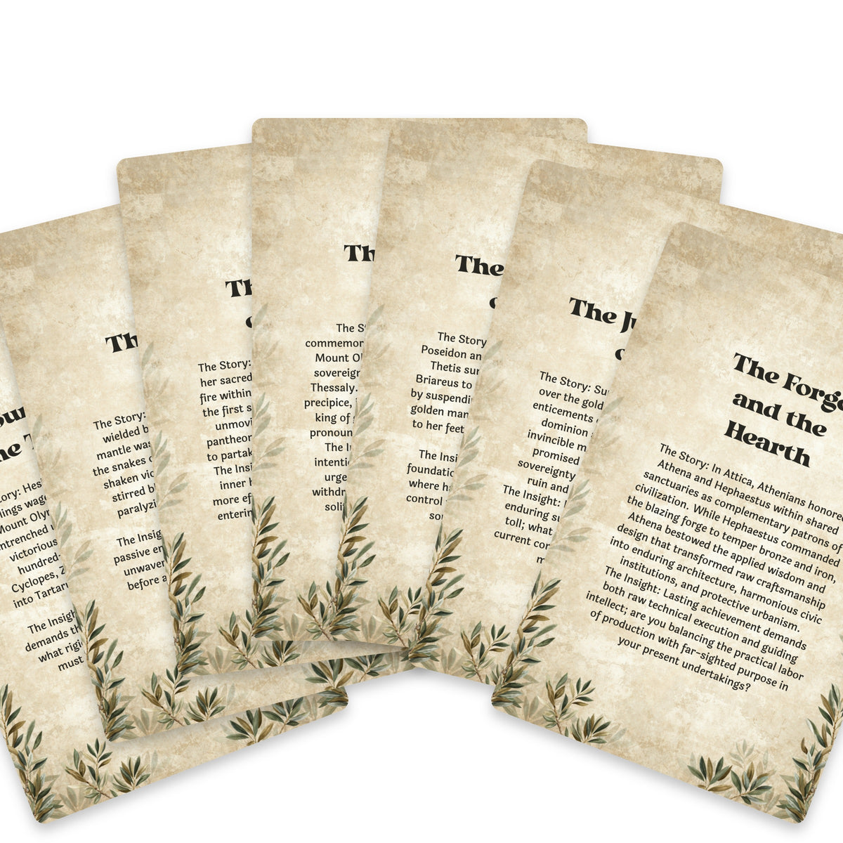 The Oracle of Olympus – Greek Gods and Goddesses Oracle Cards, 22-Card Mythology Deck — arrangement 9