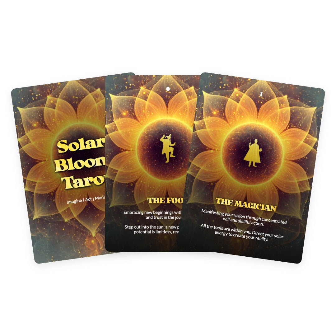 Solar Bloom Tarot - 78 cards