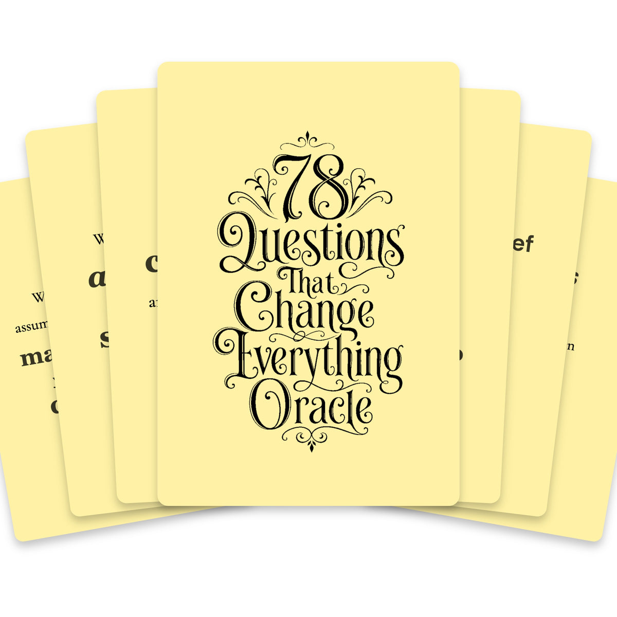 78 Questions That Change Everything Oracle — arrangement 1