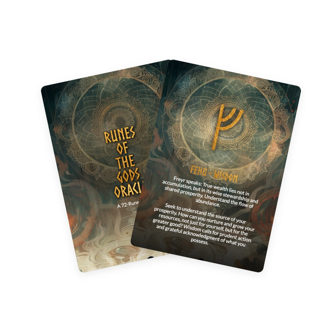Runes of the Gods Oracle Deck - 72 Cards