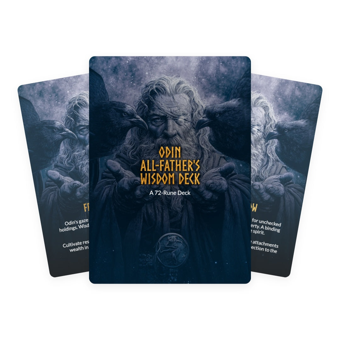 Odin: All-Father's Wisdom Deck - 72 Runes