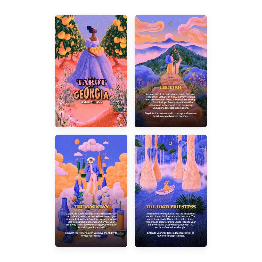 The Tarot of Georgia - The 22 Major Arcana