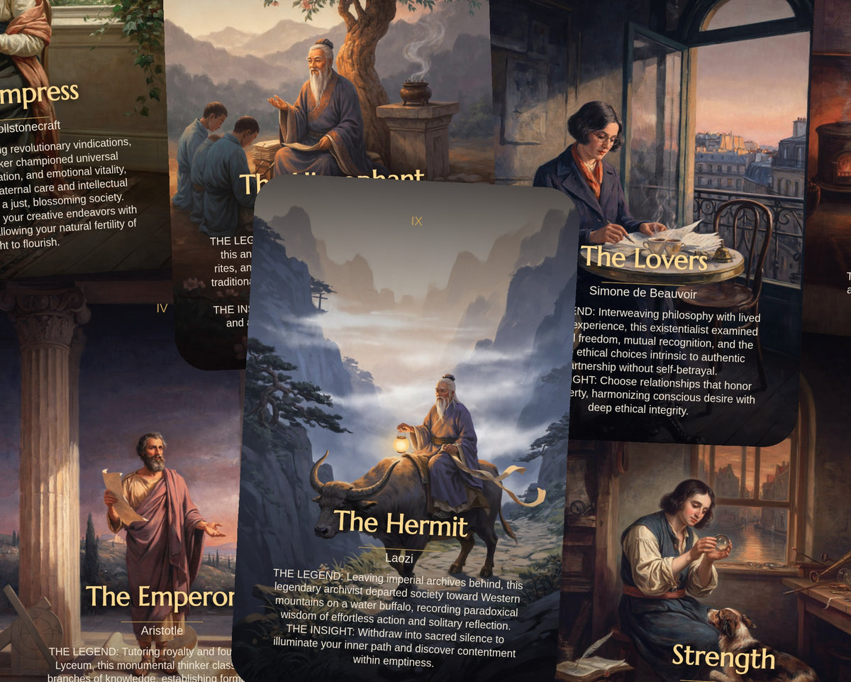 Philosophy Legends Tarot — arrangement 2