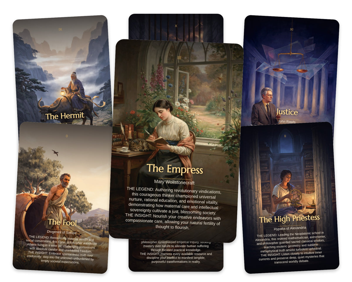 Philosophy Legends Tarot — arrangement 4