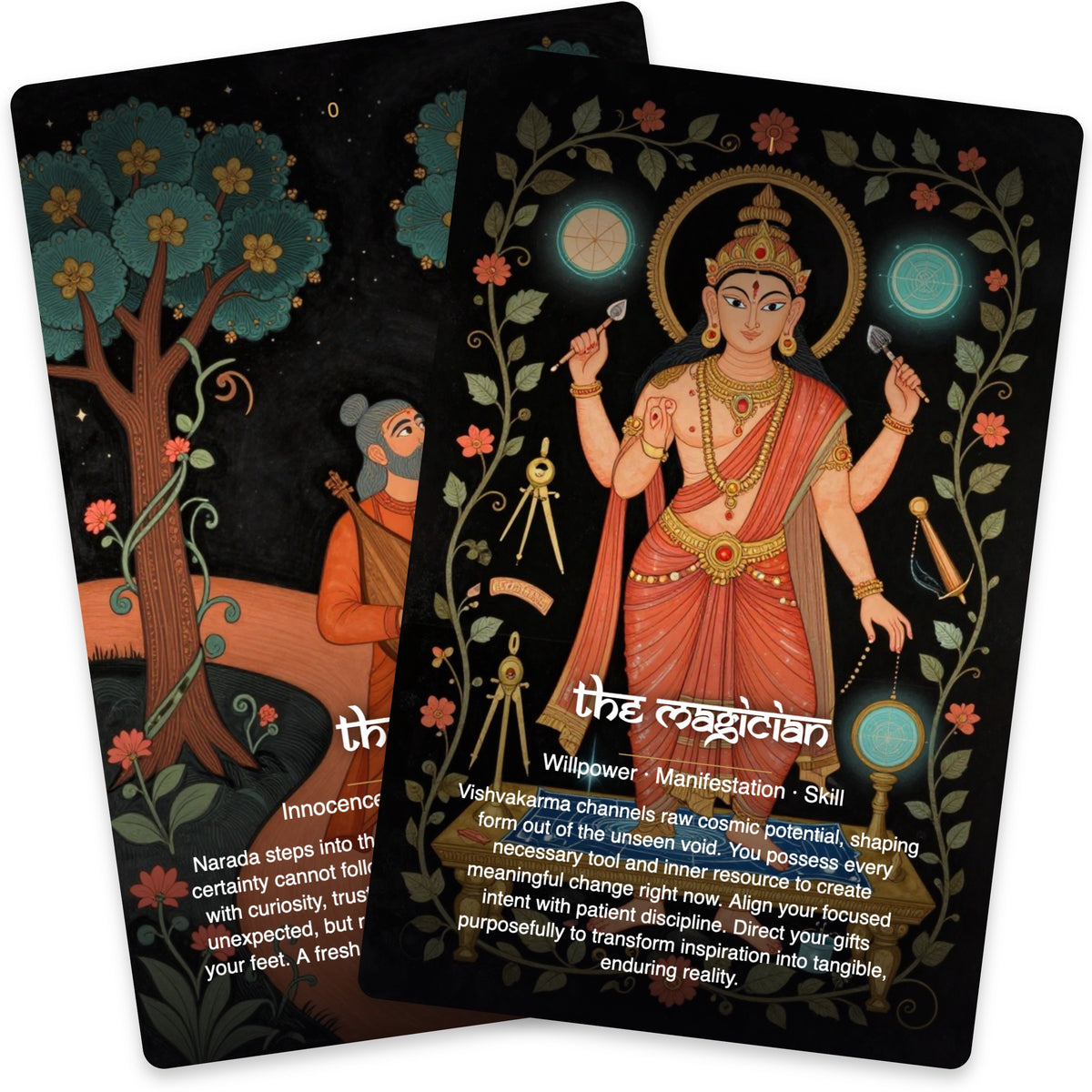 Purana Legends Tarot — arrangement 10