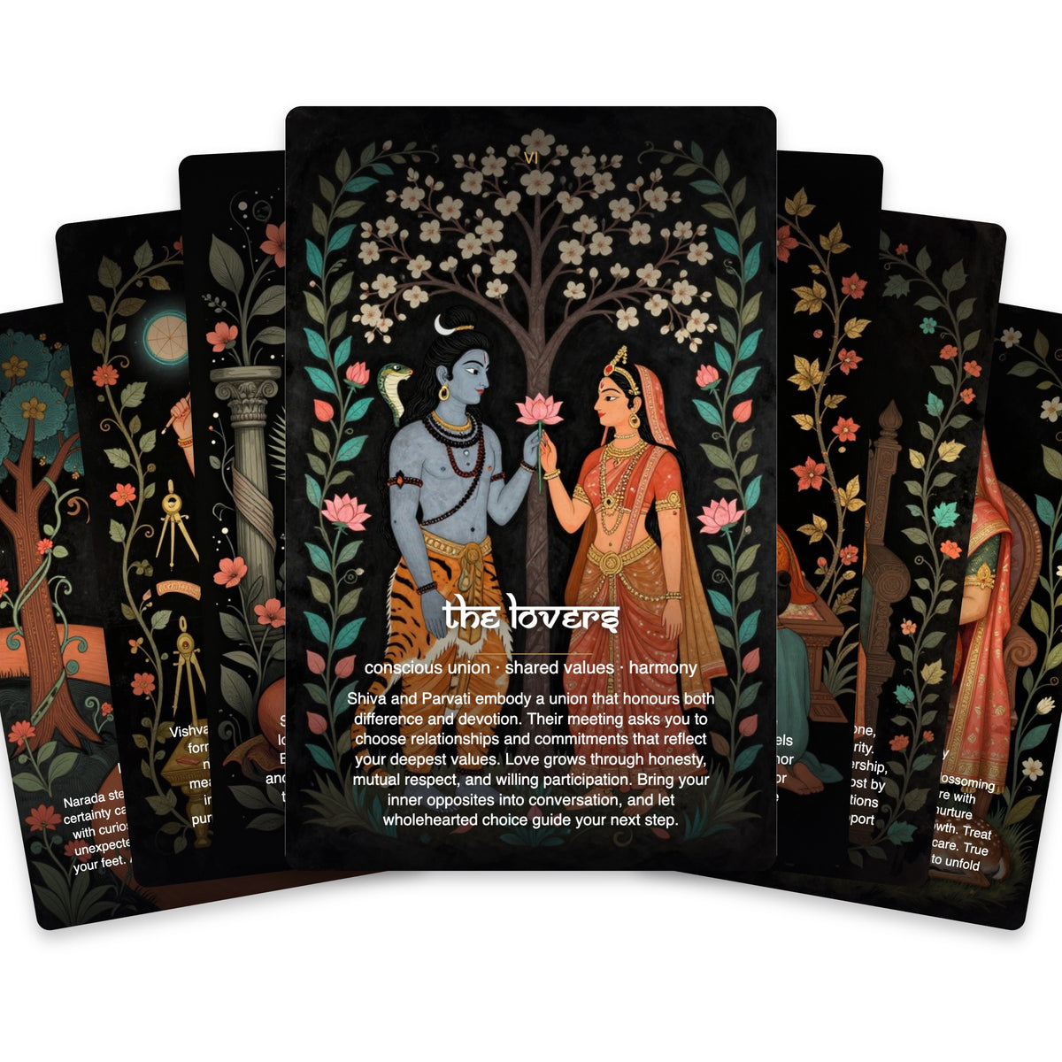 Purana Legends Tarot — arrangement 2