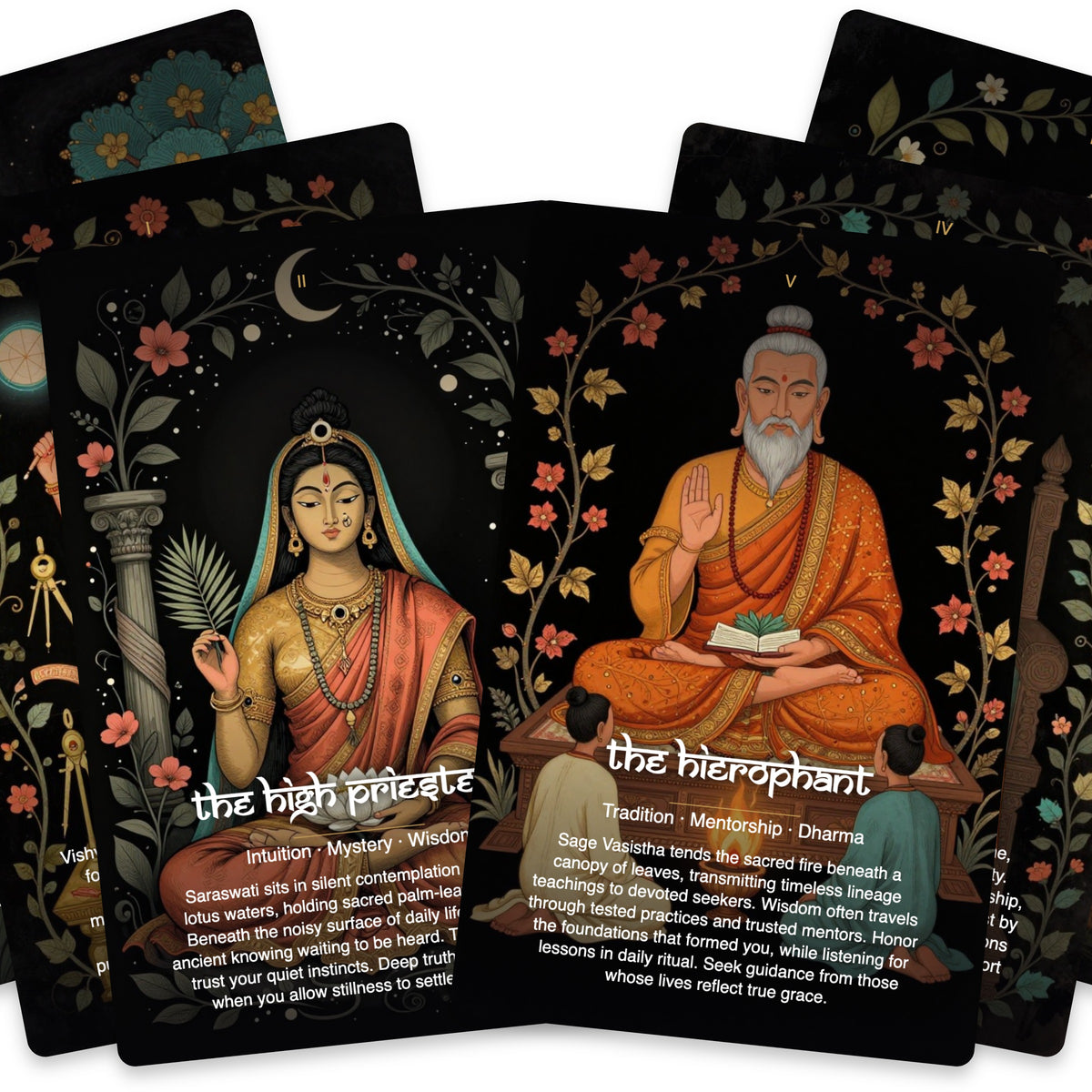 Purana Legends Tarot — arrangement 6