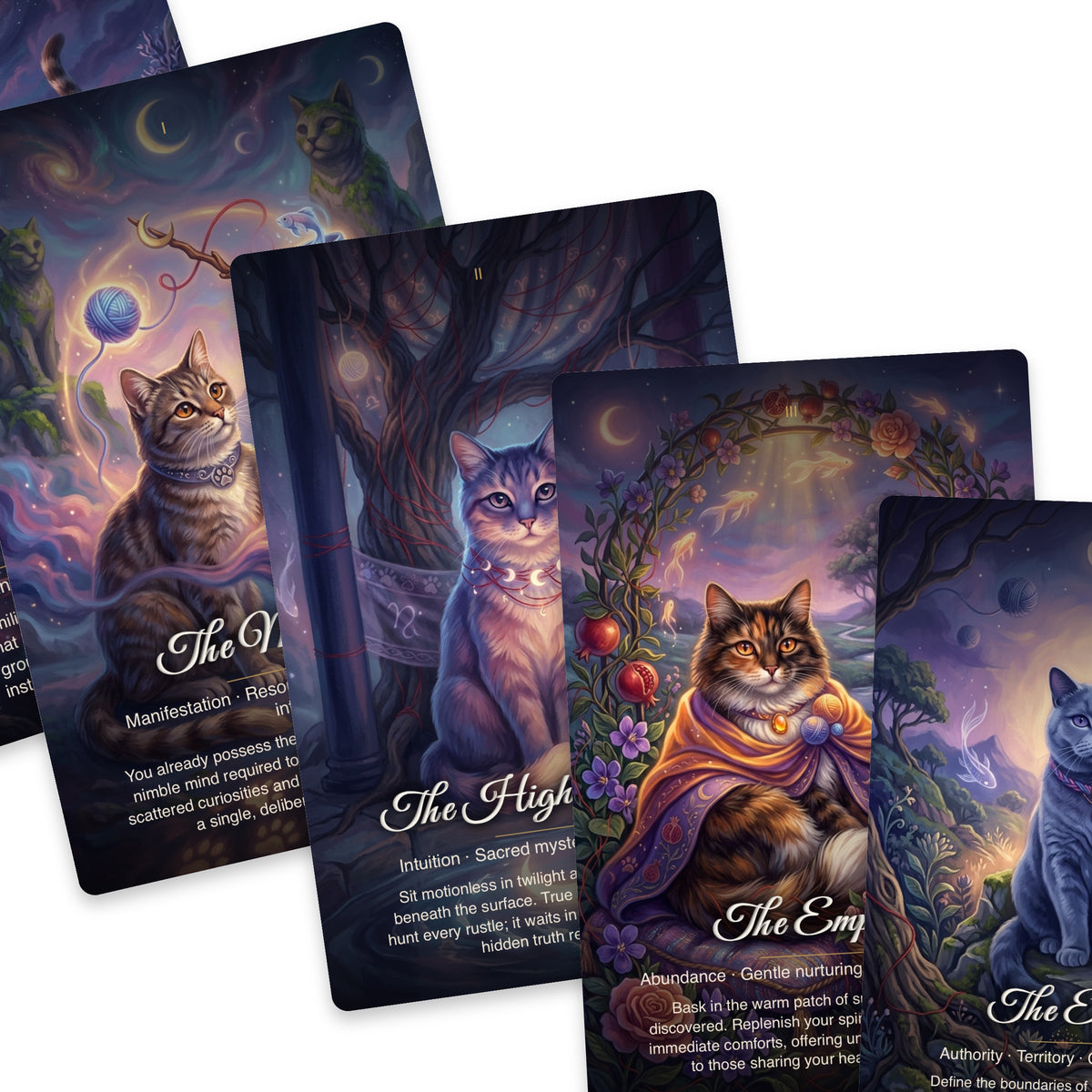 Karma Cats Tarot - 22 Card Major Arcana deck — arrangement 8