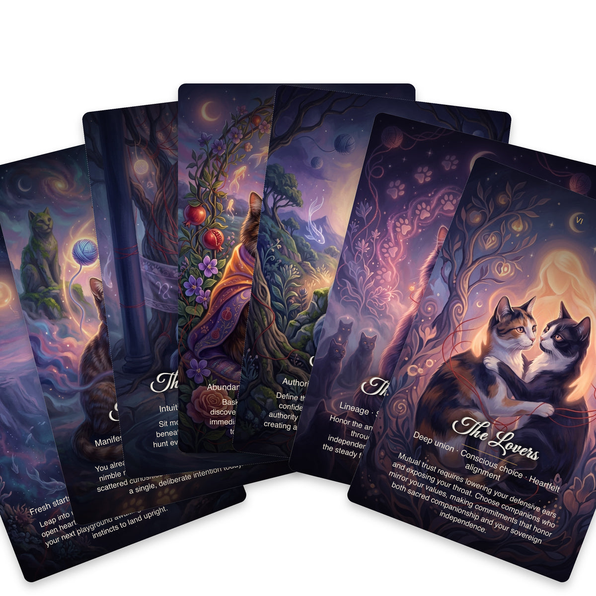 Karma Cats Tarot - 22 Card Major Arcana deck — arrangement 9
