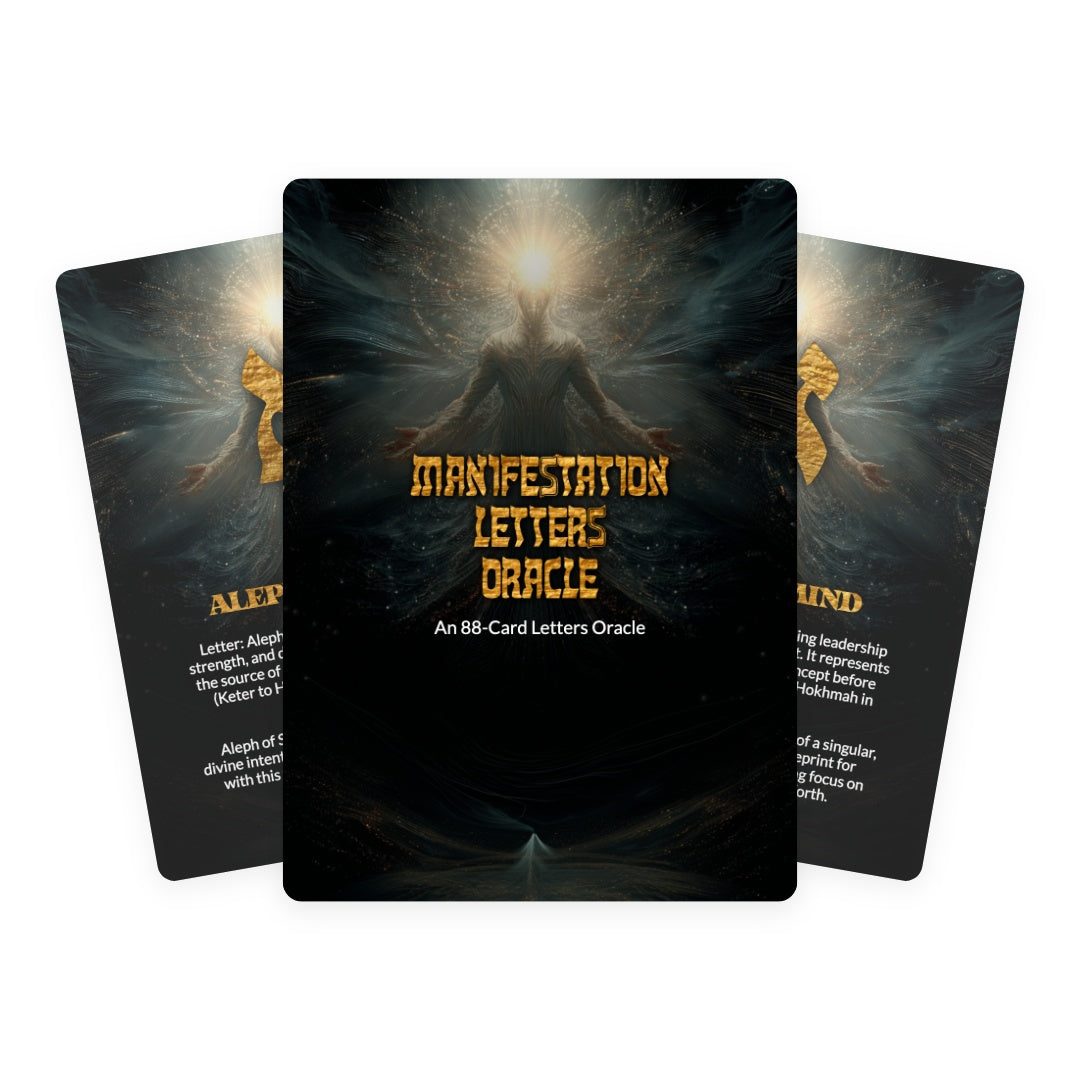 Manifestation Letters Oracle - 88 Cards Deck