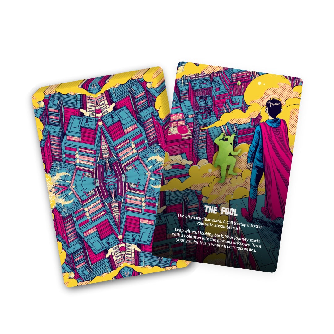 Zero Regrets Tarot - 22 Tarot Cards of Bold Moves & No Thinking