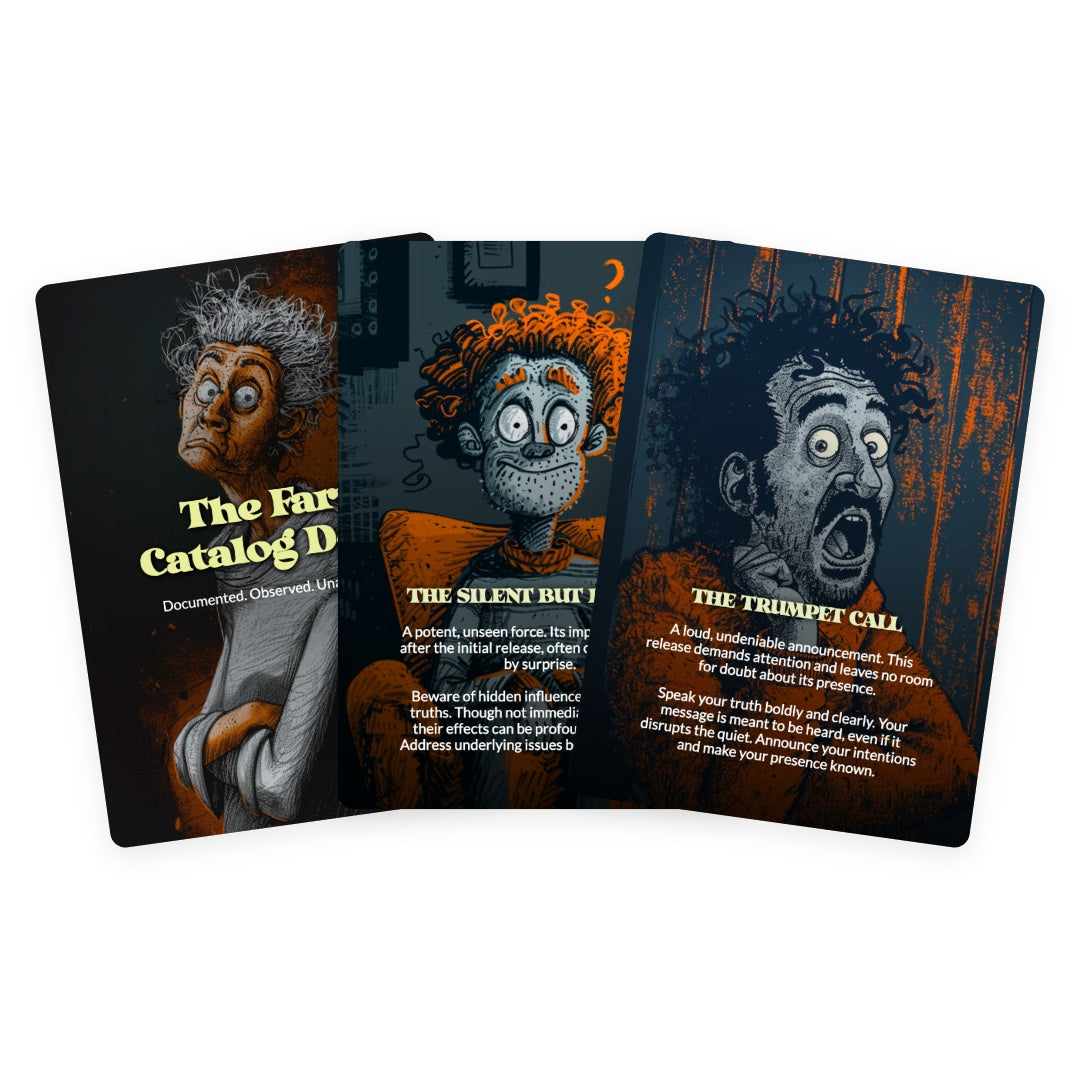 The Fart Catalog Deck - Documented. Observed. Unavoidable.