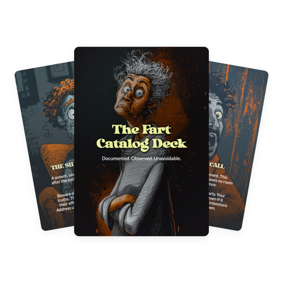 The Fart Catalog Deck - Documented. Observed. Unavoidable.
