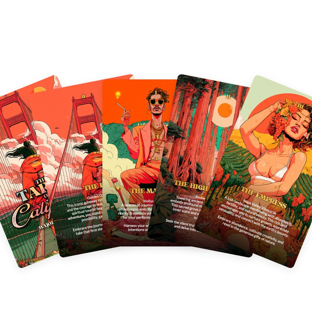 The Tarot of California - The 22 Major Arcana