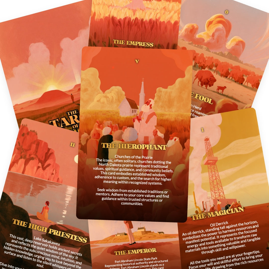 The Tarot of North Dakota - The 22 Arcana Deck