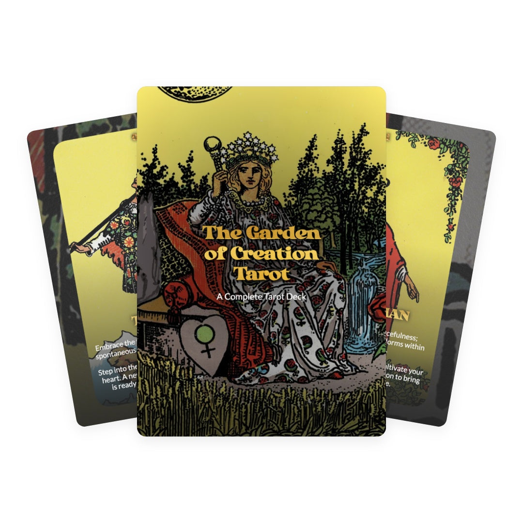 The Garden Of Creation Tarot - 78 Cards