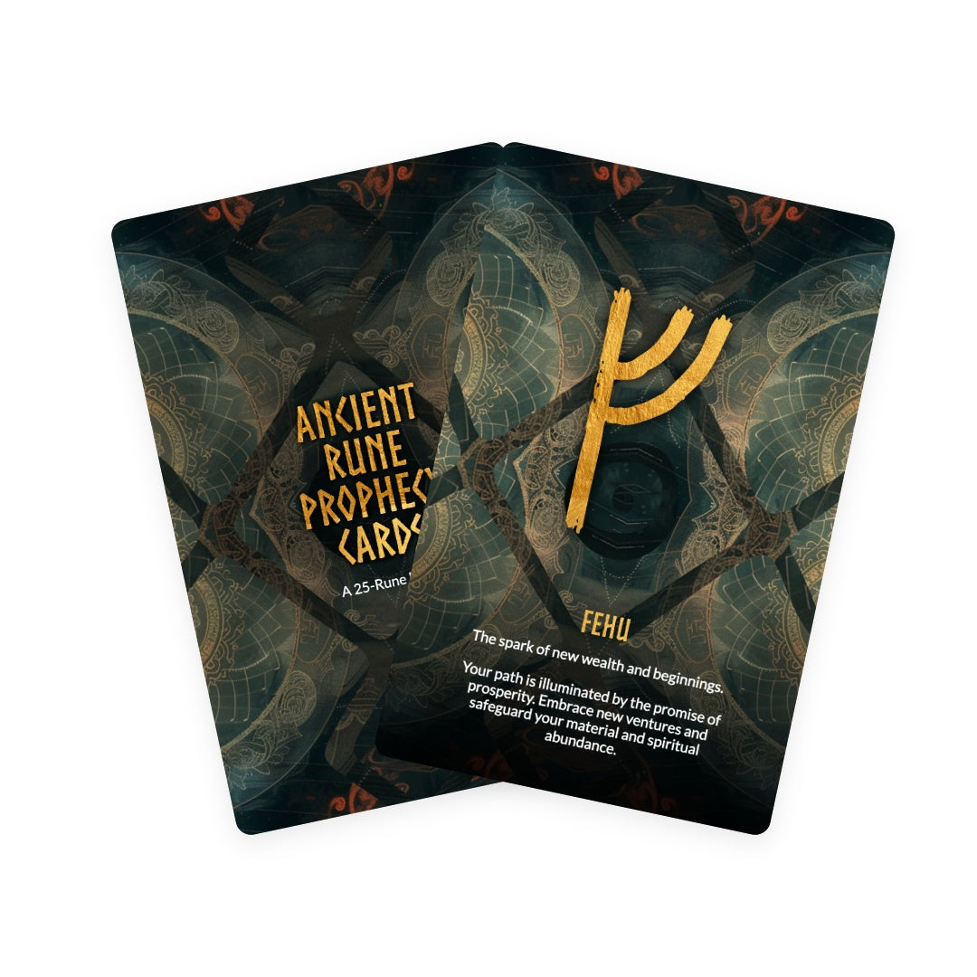 Ancient Rune Prophecy Cards