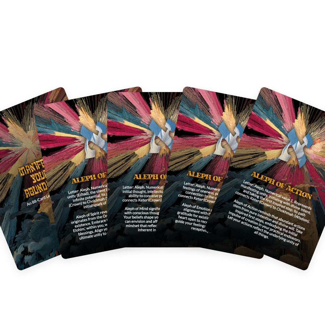 Manifest Your Abundance - 88 Letters Cards Deck