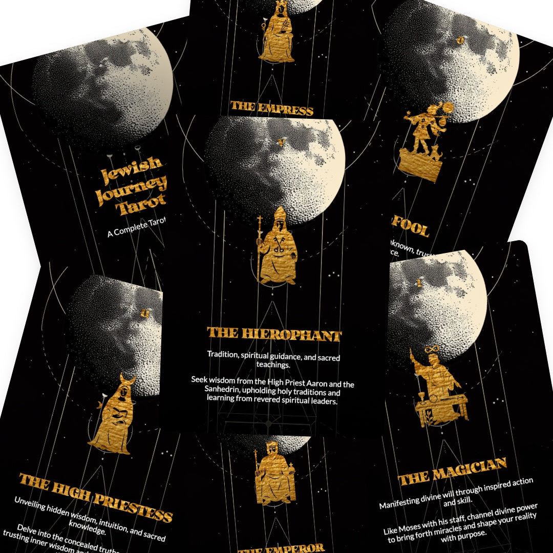 Jewish Journeys Tarot - 78 Cards - Jewish Heritage through the Major and Minor Arcana