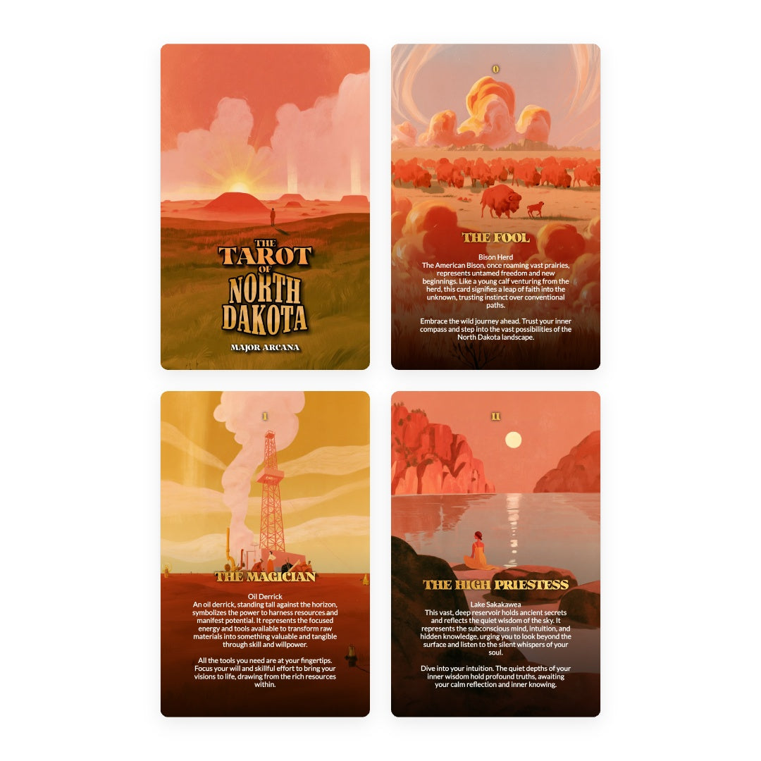 The Tarot of North Dakota - The 22 Arcana Deck
