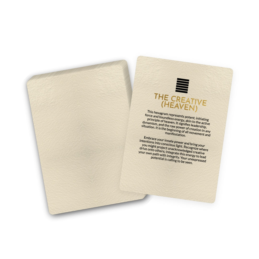 I Ching Shadow Integration Oracle - 78 Card Oracle Deck