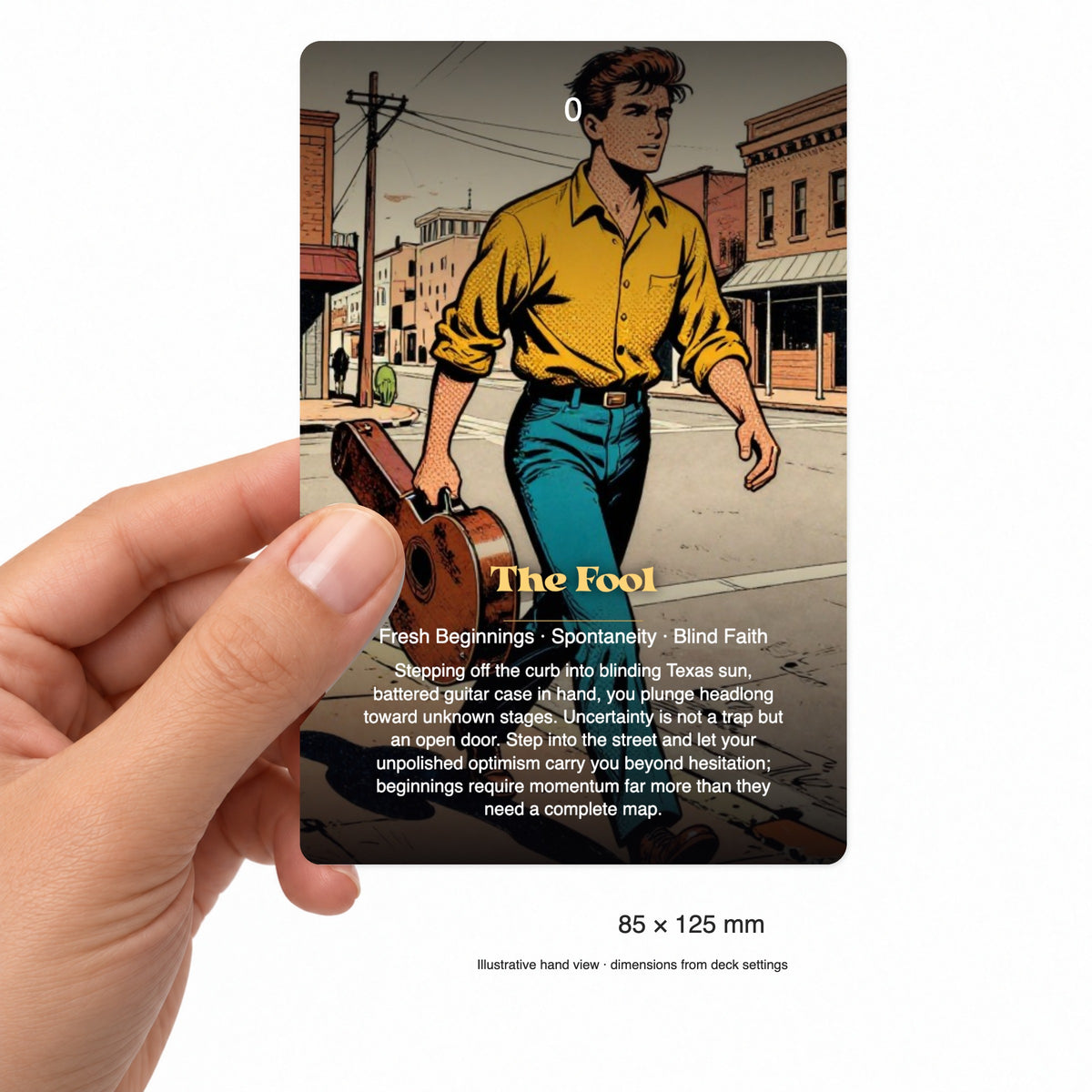 The Tarot of Austin — arrangement 4