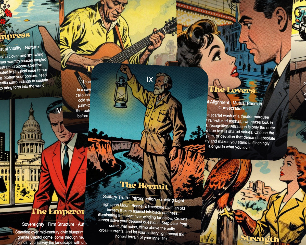 The Tarot of Austin — arrangement 6