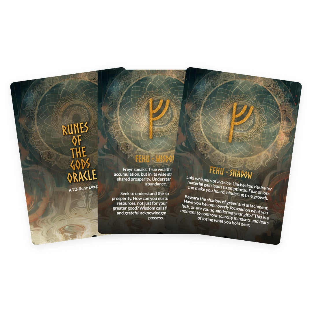Runes of the Gods Oracle Deck - 72 Cards