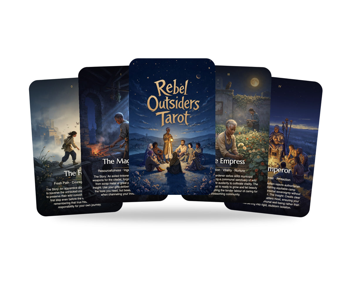 Rebel Outsiders Tarot — arrangement 1