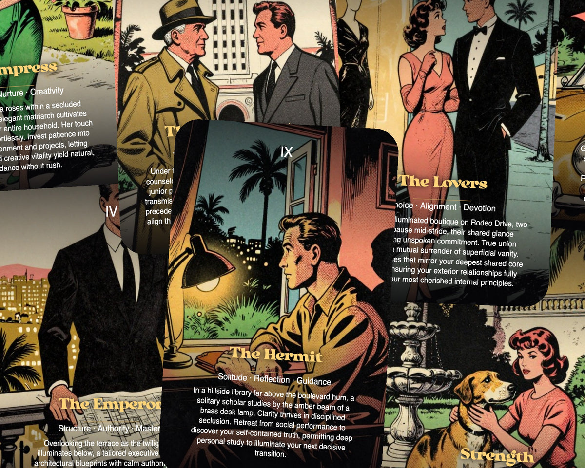 The Tarot of Beverly Hills — arrangement 6
