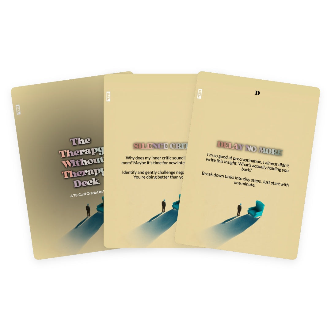 The Therapy Without Therapy Oracle Deck - 78 Oracle cards