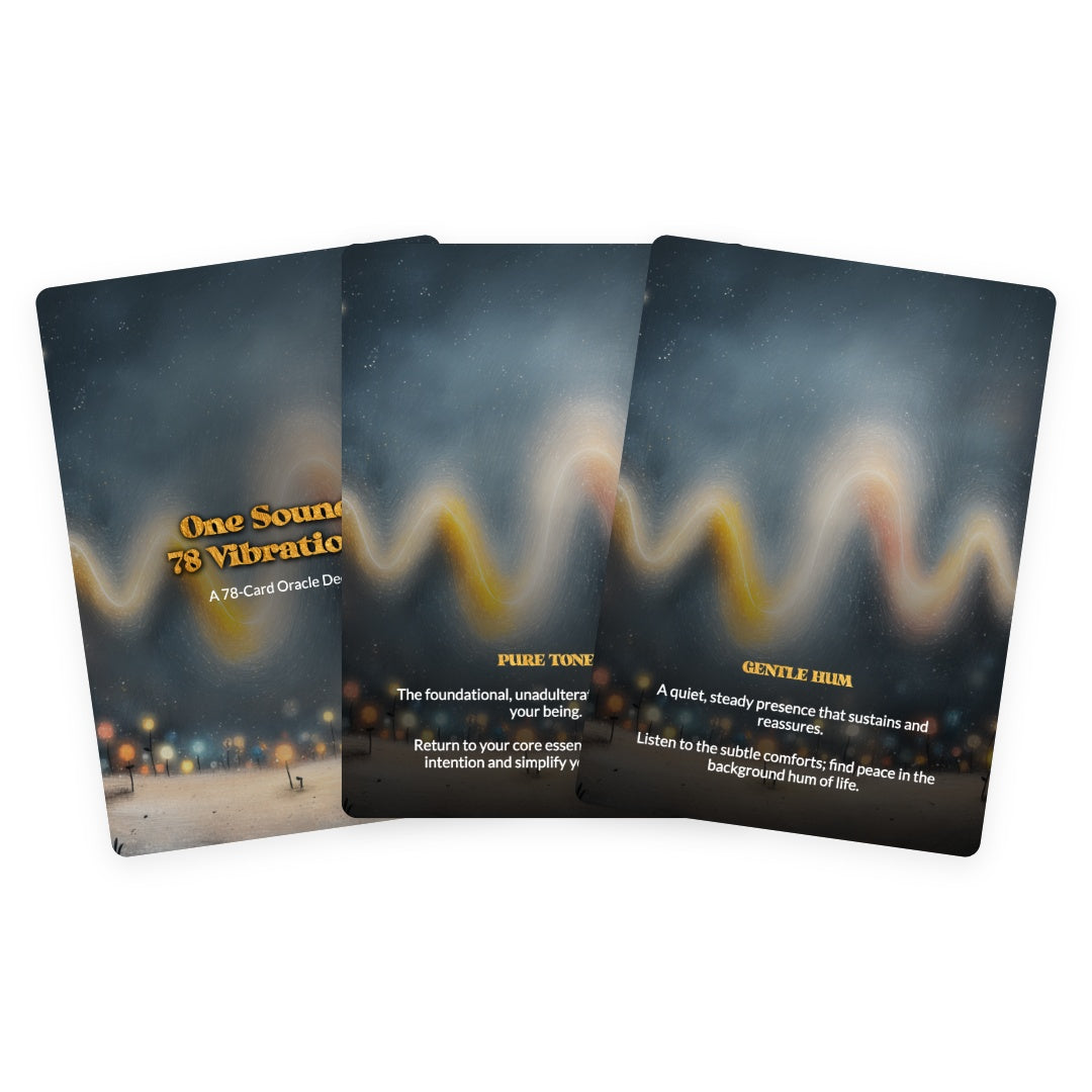 One Sound, 78 Vibrations - Oracle Cards