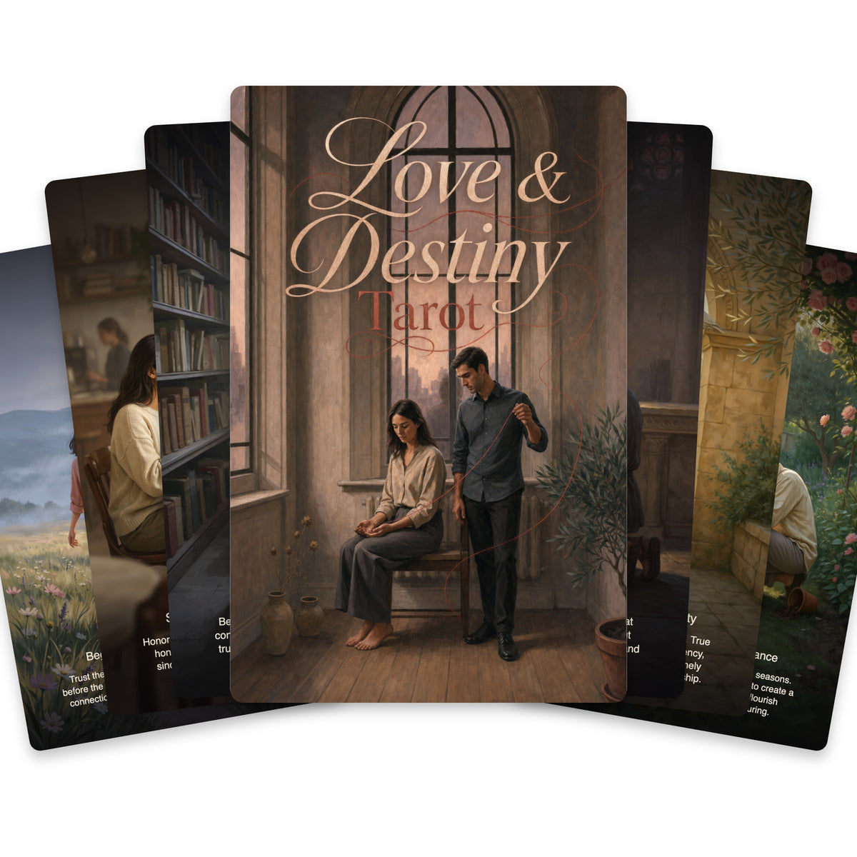 Love & Destiny Tarot — arrangement 1