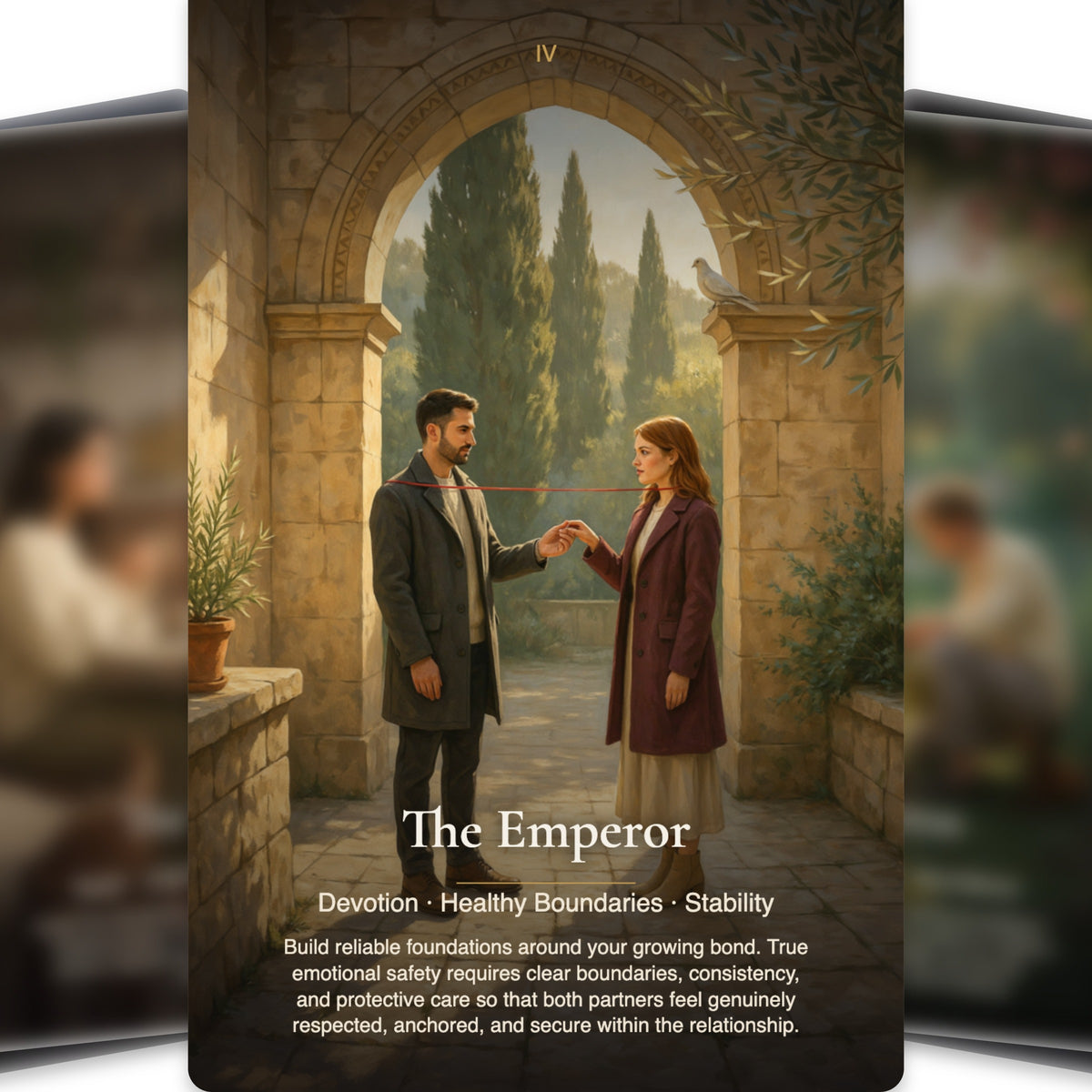 Love & Destiny Tarot — arrangement 11