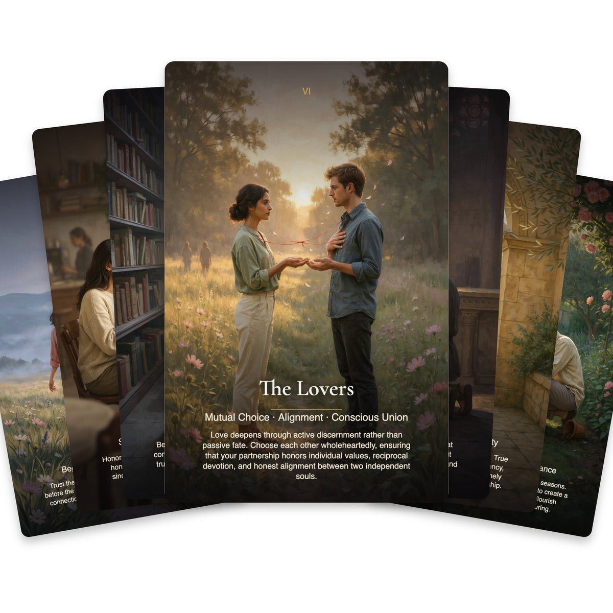 Love & Destiny Tarot — arrangement 2