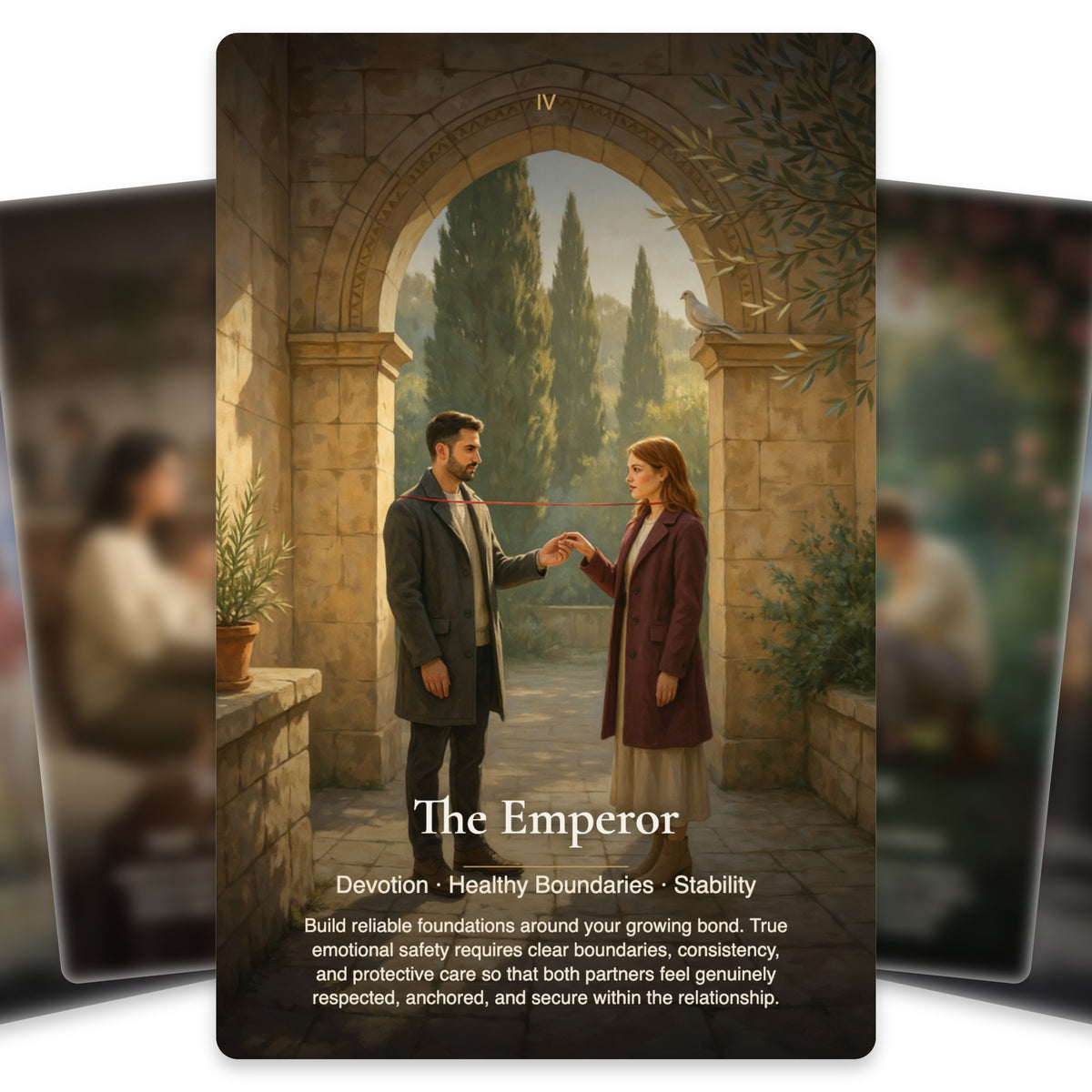 Love & Destiny Tarot — arrangement 3