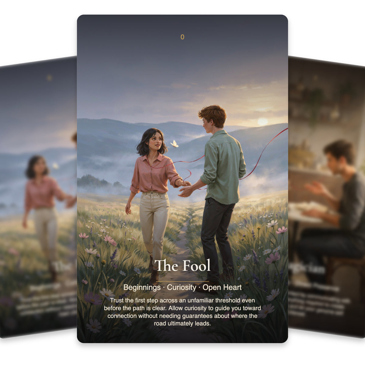 Love & Destiny Tarot — arrangement 5